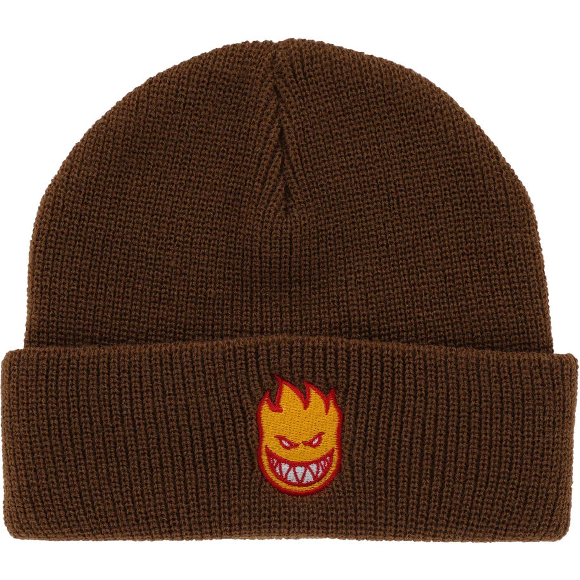 Spitfire Bighead Cuff Brown / Gold / Red Beanie