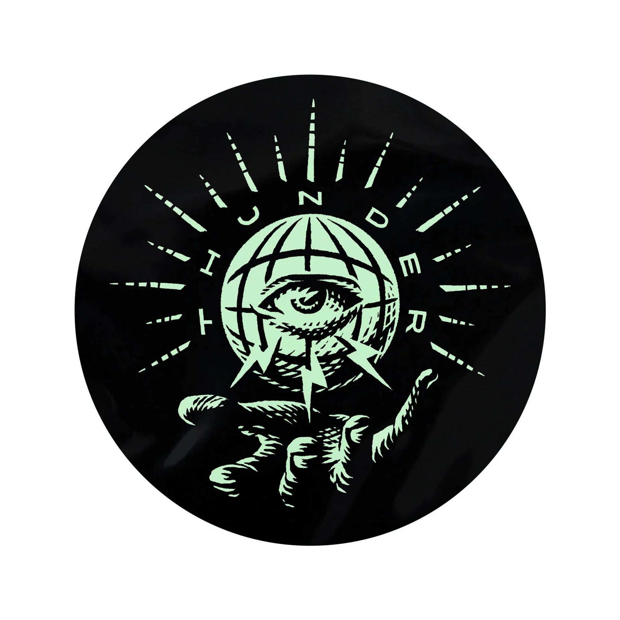 Thunder Electric Eye II 4" GITD Sticker