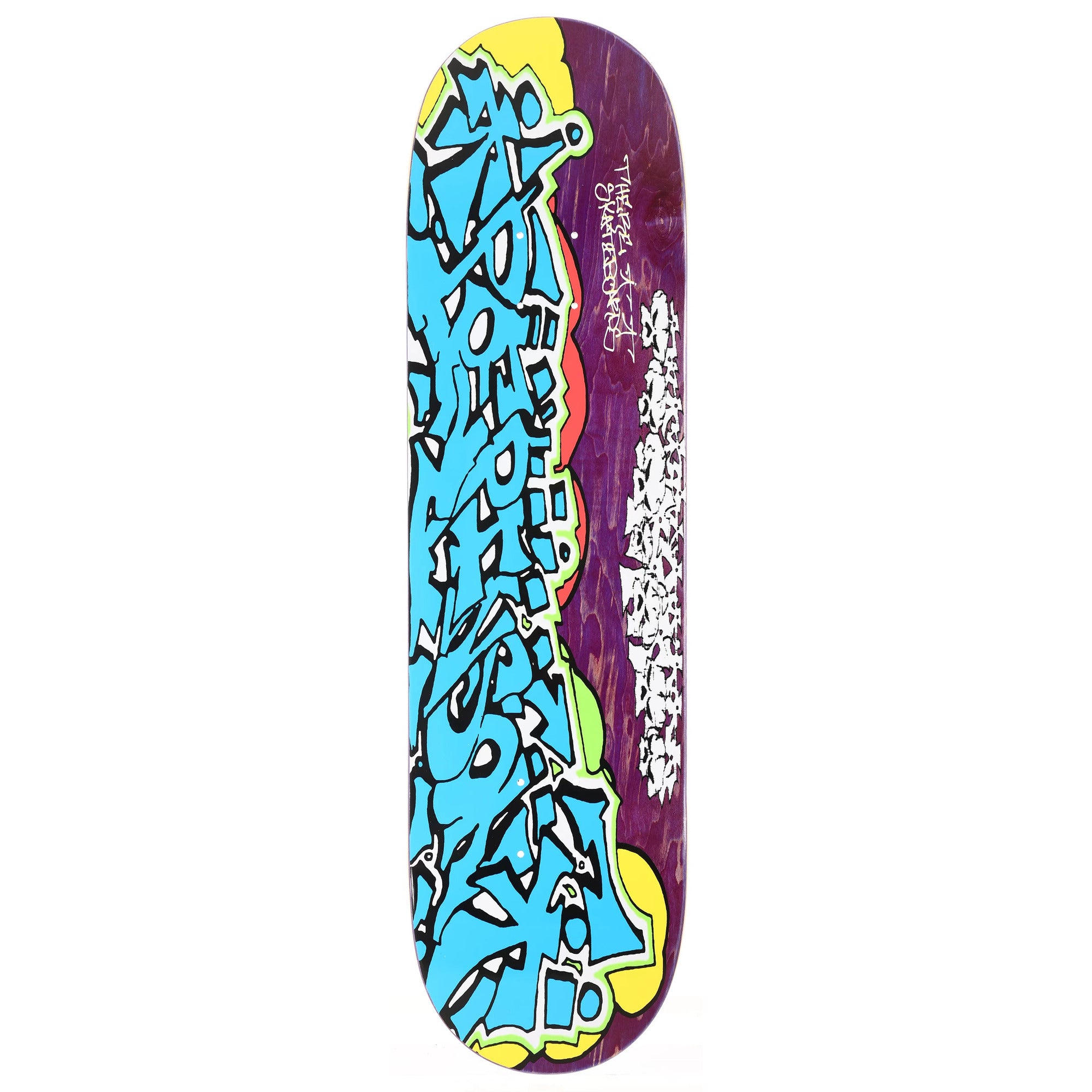 There Poe Pinson Master Poe 8.5" x 31.85" Multi Color Skateboard Deck