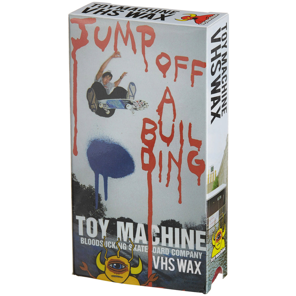 Toy Machine Jump Off A Building VHS Skateboard Wax