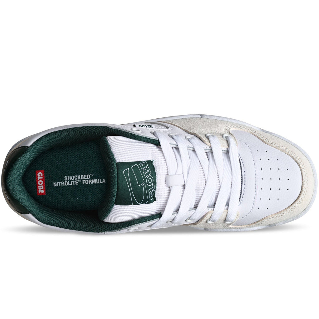 Globe Mojo 2.0 White/Pine Skateboard Shoe