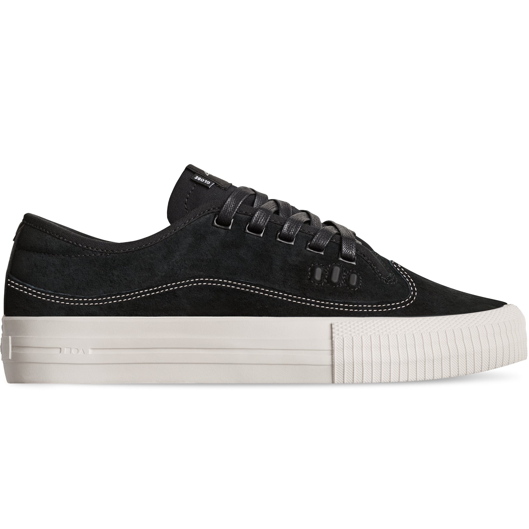 Globe Gillette Black Suede Skateboard Shoe