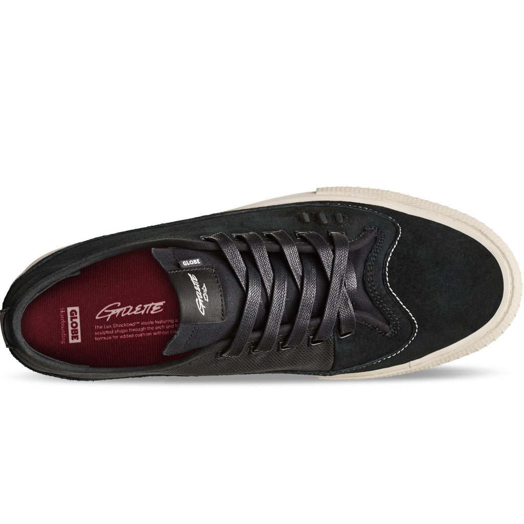 Globe Gillette Black Suede Skateboard Shoe