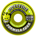 Spitfire F4 (Formula Four) 99D Conical Full 58mm Neon Yellow Print Skateboard Wheels
