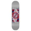 Real Nicole Queen Of Hearts Twin Nose 8" x 30.9" Gray Skateboard Deck