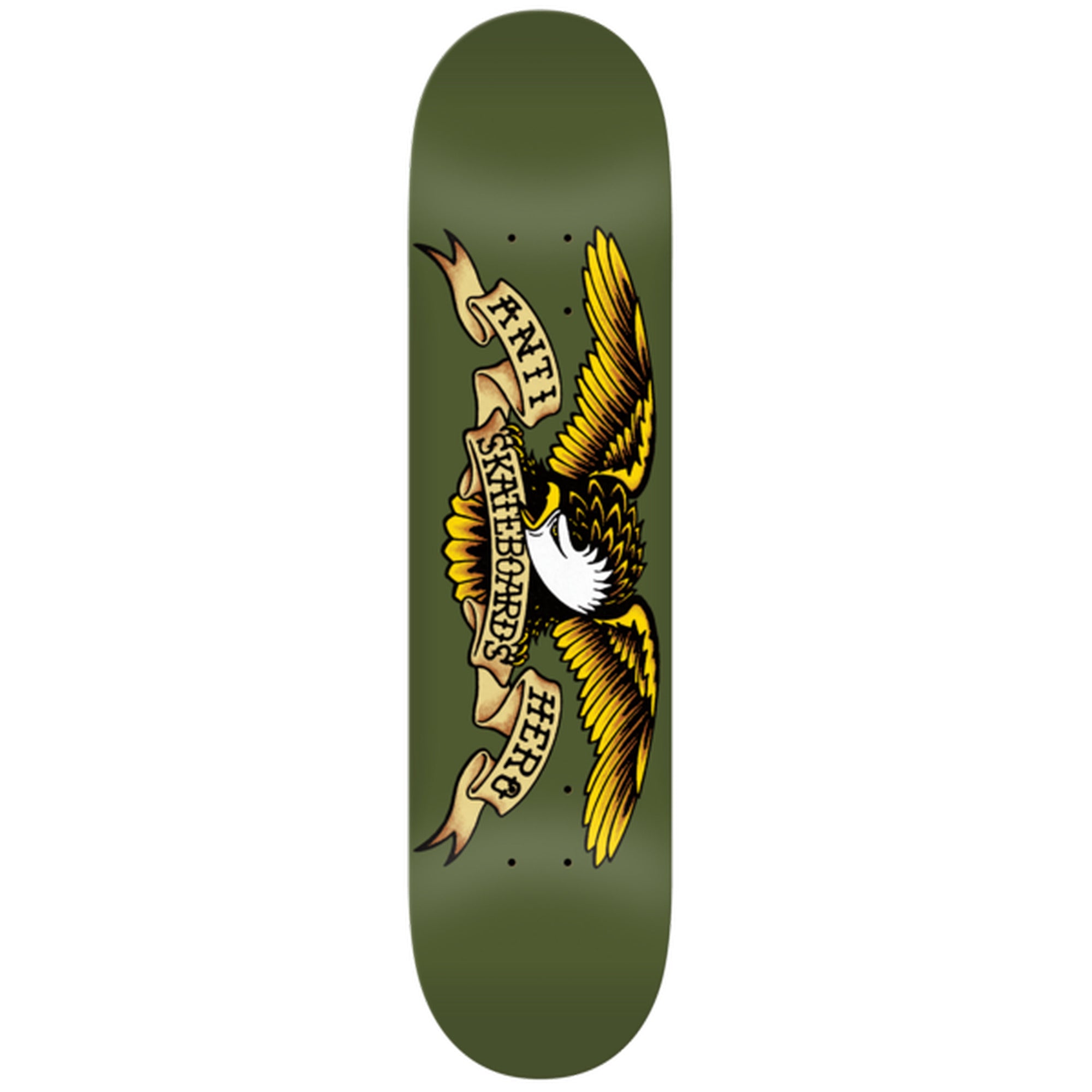 Antihero Classic Eagle 8.38" x 31.8" Green Skateboard Deck
