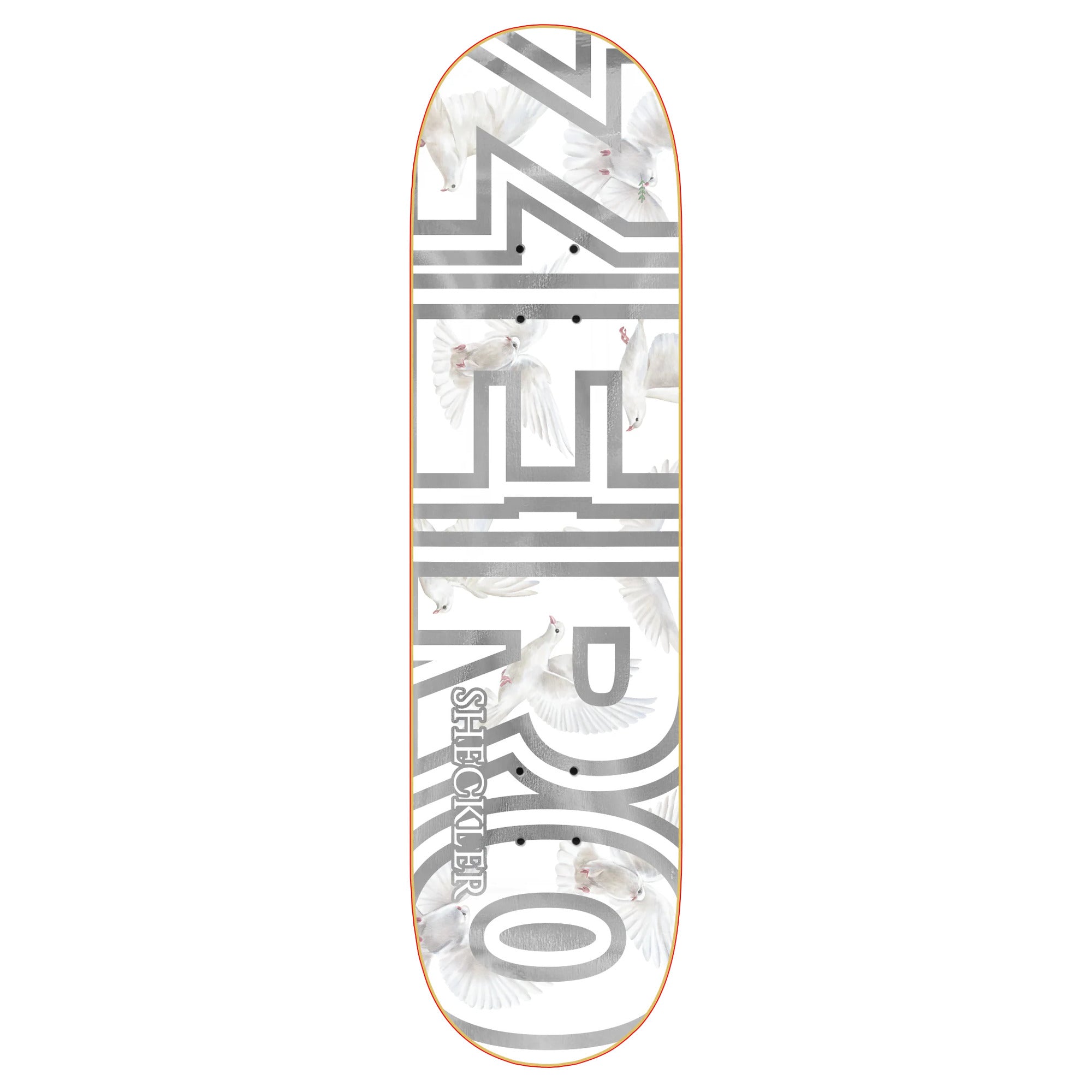 Zero Sheckler Signature Bold Doves 8.25" x 31.9" Skateboard Deck