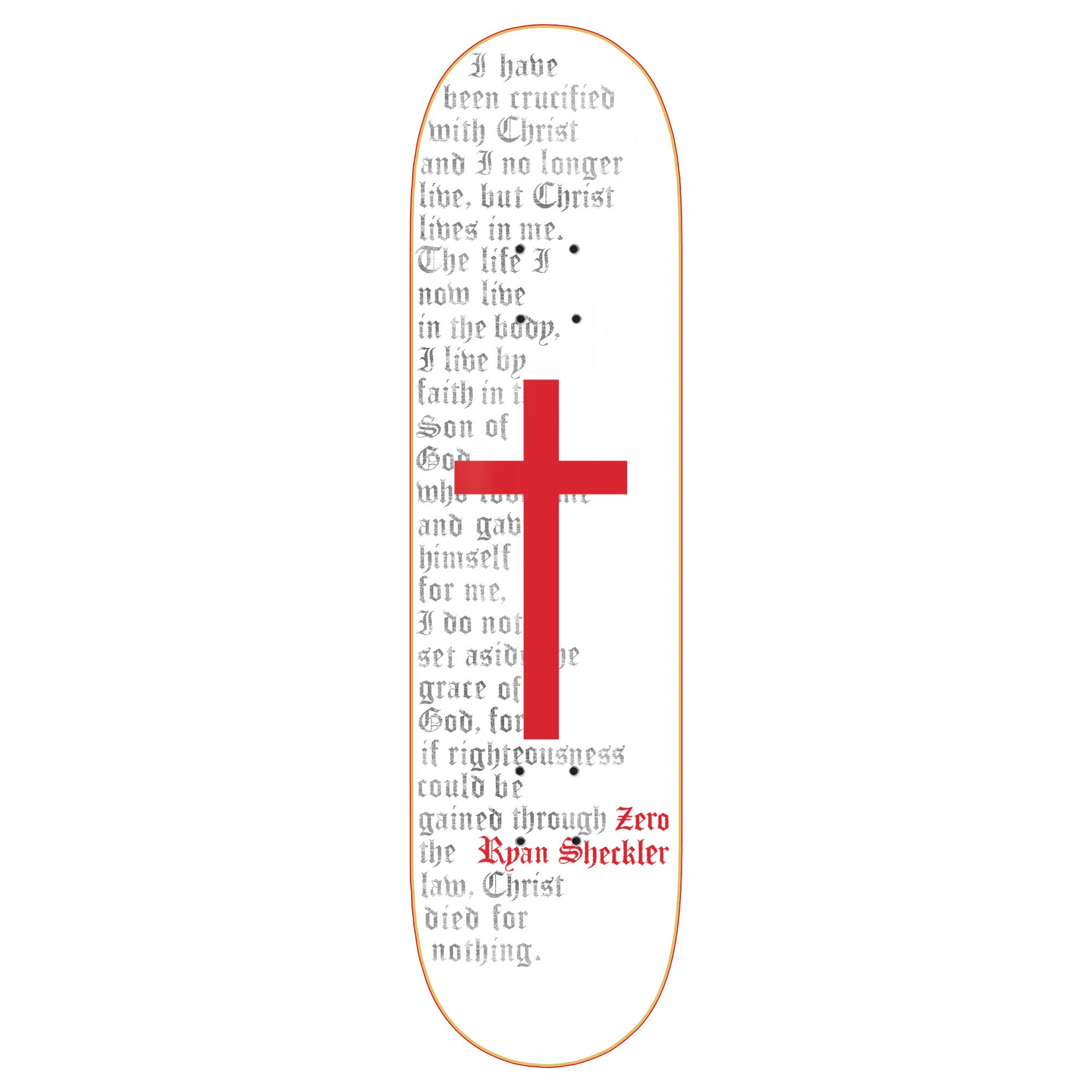 Zero Sheckler Cross Skateboard Deck